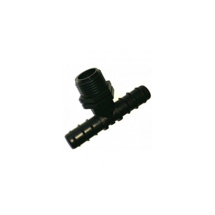 Тройник трубка 25мм х 1/2"нар арт: TC022512